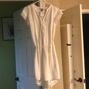 Beautiful white satin dress